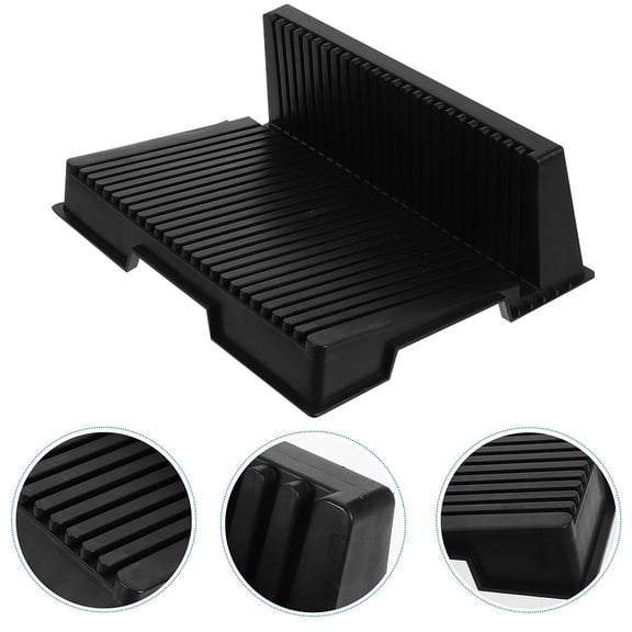 FUEENIRVA 2Pcs Black Anti-Static Pcb Rack Storage Stand Circuit Board Holder Safe Reusable for Home Use