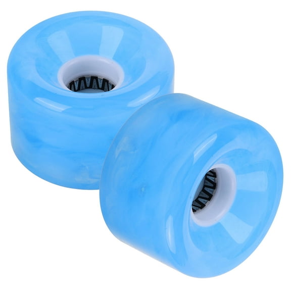 FUEENIRVA Replaceable Skateboard Equipment Sky-Blue 2Pcs For Teenagers Nighttime Use