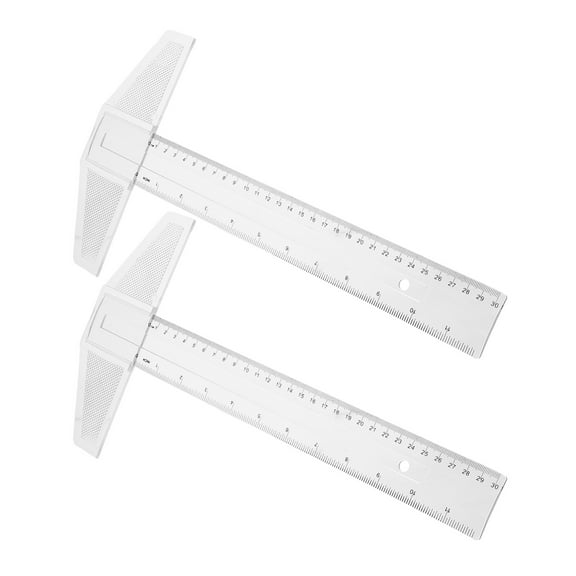 BRIGHTFUFU Measuring Tool For Carpenters Woodworking 2Pcs 13.8X6.7X0.2In