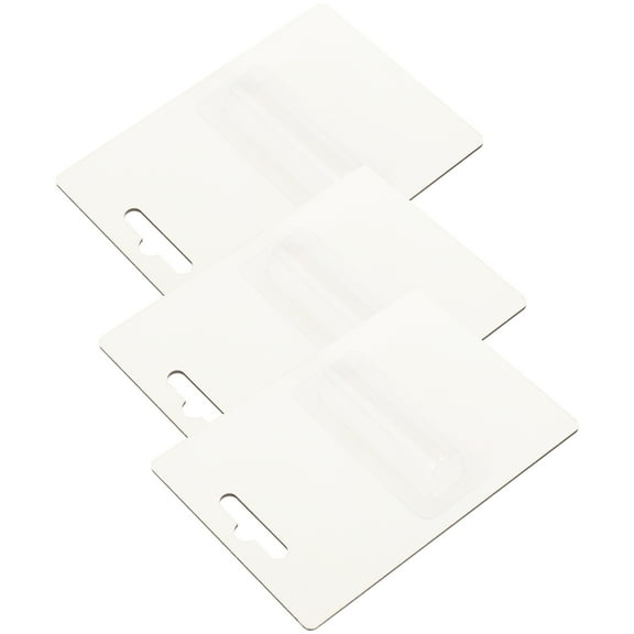 BRIGHTFUFU 3Pcs White Plastic Sublimation Blanks Money Card For Weddings