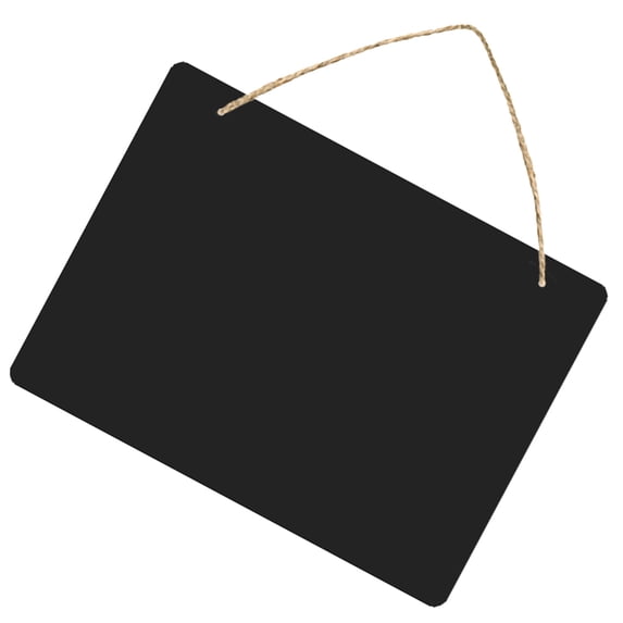 BRIGHTFUFU 4-Pack Chalkboard Wall Signs, Lightweight Hanging Menu ...