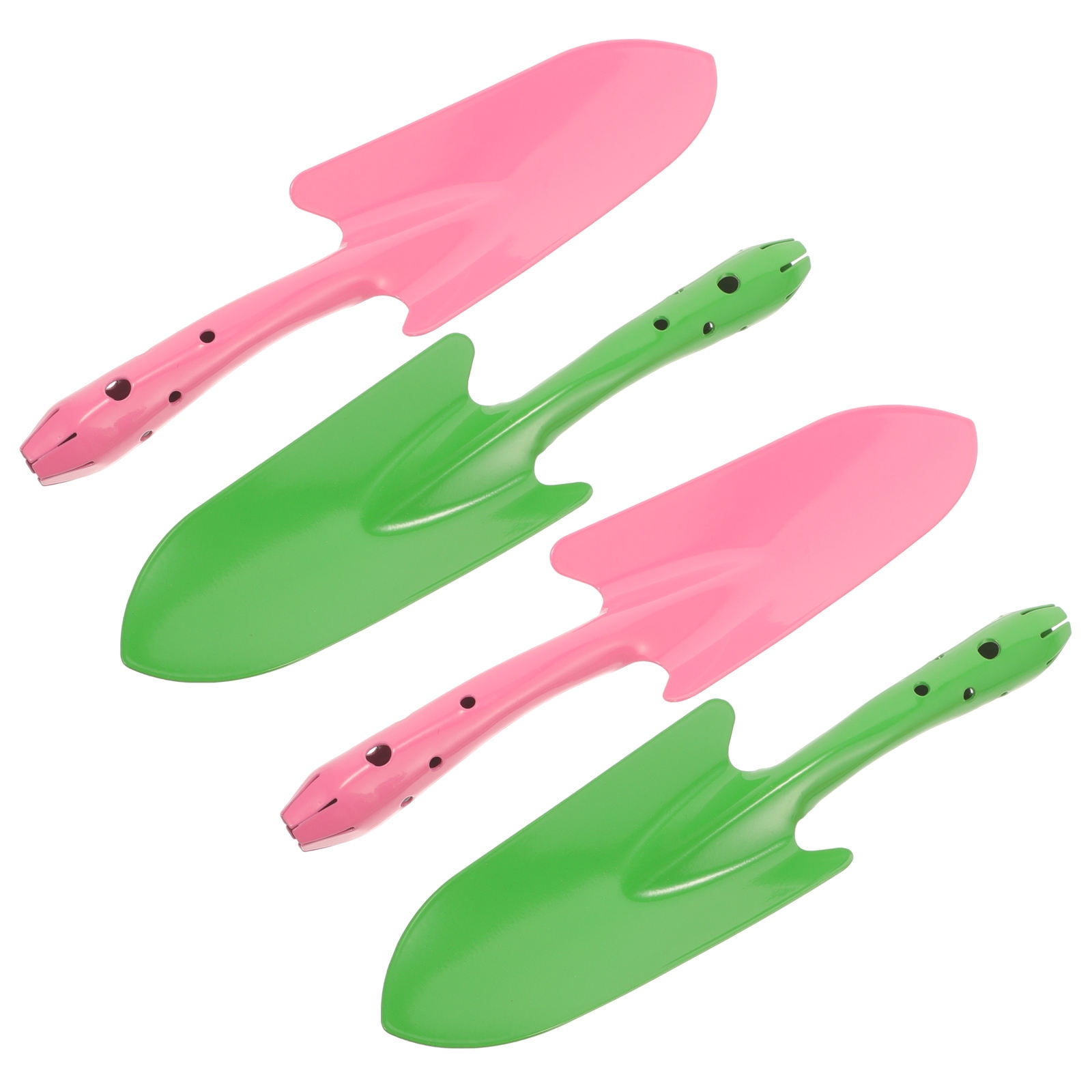 BRIGHTFUFU 4Pcs Heavy Duty Gardening Hand Trowel for Home Gardeners and Smoothing