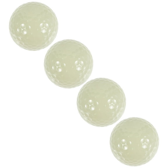 BRIGHTFUFU 4Pcs Reusable Fluorescent Golfing Balls for Outdoor Activities and Vacations