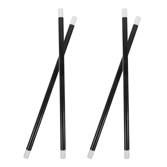 BRIGHTFUFU 4Pcs Stage Show Wand for Shows Portable Lightweight Magician Prop