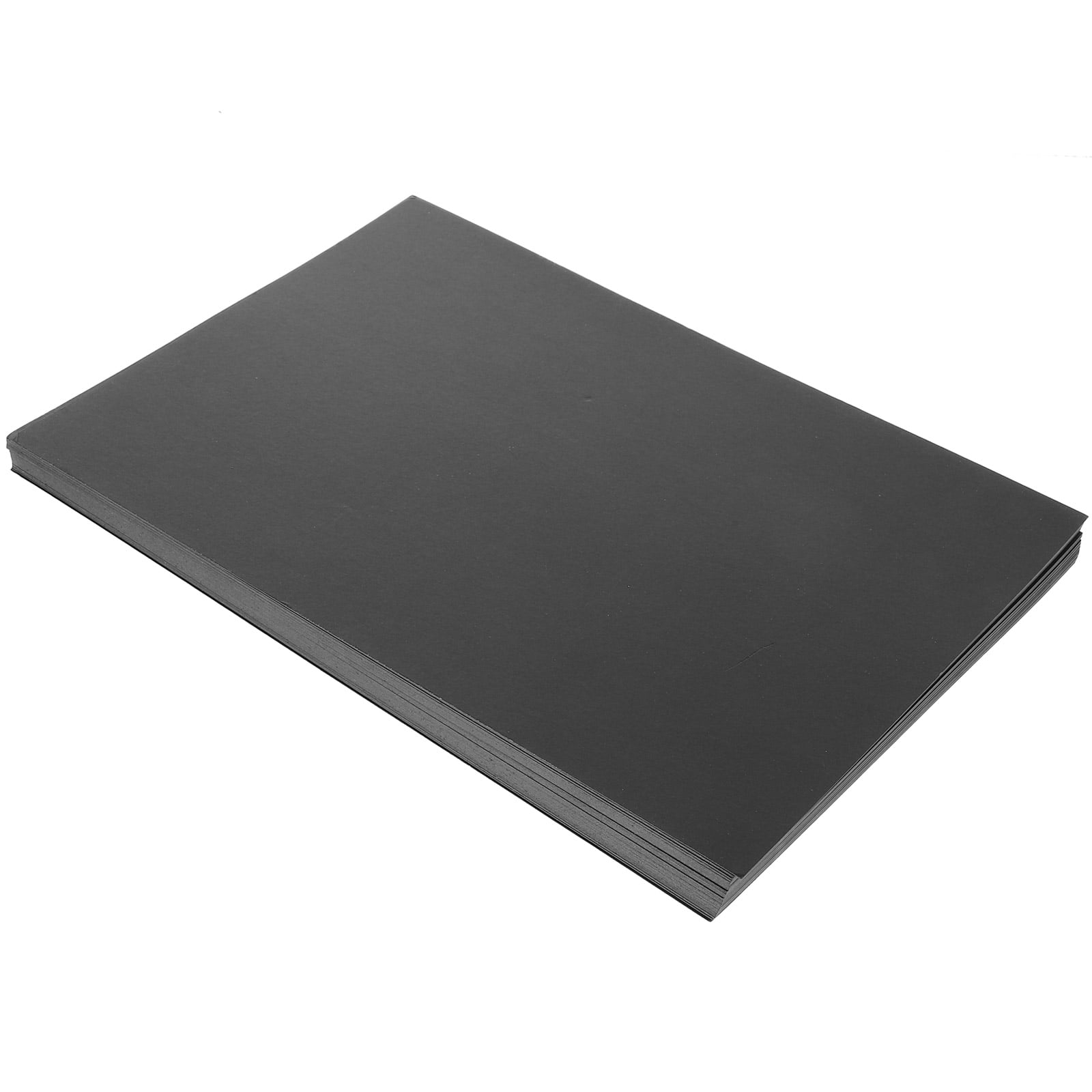 BRIGHTFUFU Thick Card Stock Thick Painting Paper Black 50 Sheets A4 for Artists