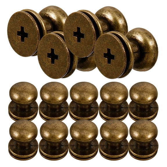 BRIGHTFUFU 50 Pieces Zinc Alloy Pull Handles for Miniature Furniture, Cabinet, Drawer Hardware Accessories
