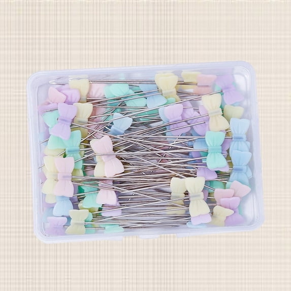 BRIGHTFUFU 50Pcs Sewing Accessories and Tools Assorted Color Flat Bowknot Head for Artists Home Decor