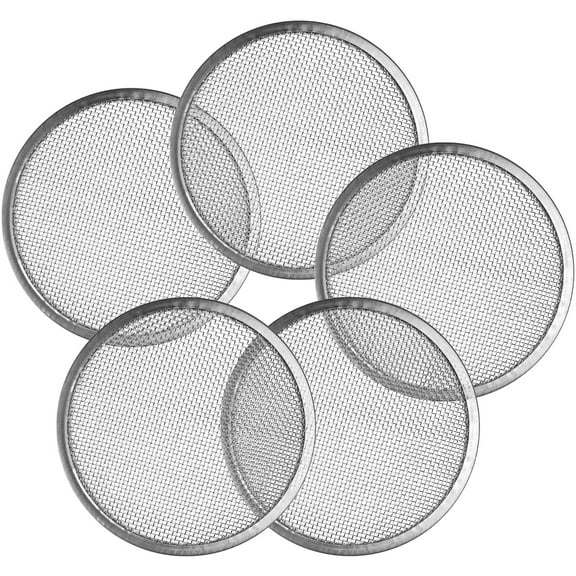 BRIGHTFUFU 5Pcs Portable Sprouting Covers Multi-function Sprouting Lids Stainless Steel Sprouting Caps