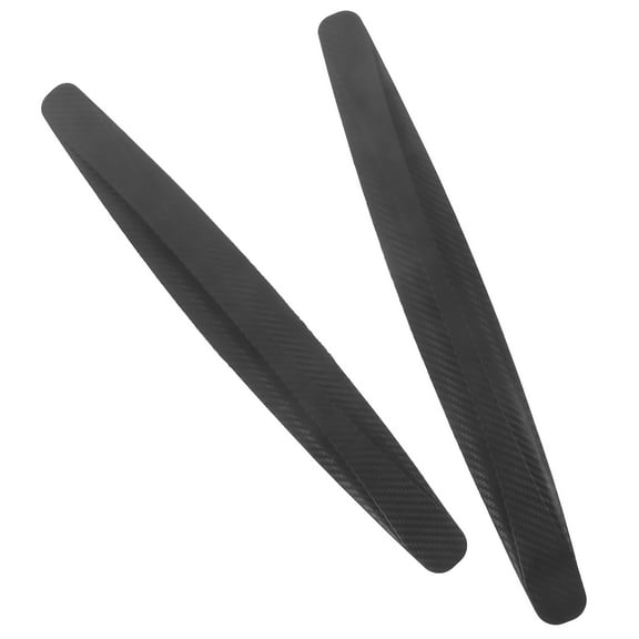 BRIGHTFUFU Black PVC Car Bumper Protector Strip 2- .7x2.2x0.5in Bumper Guard