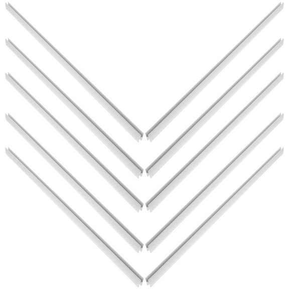 BRIGHTFUFU Coffee Storage Holder 1 Set Wall Mount Rectangular White Plastic