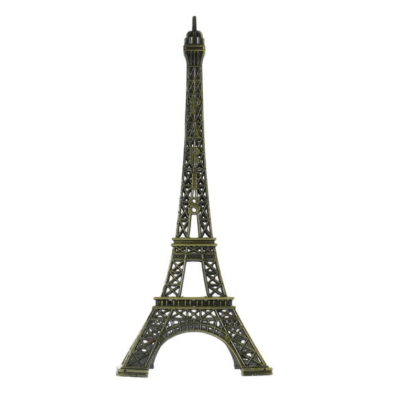 BRIGHTFUFU Eiffel Tower Iron Figurine Statue Home Decoration French Party Decor Photography Props Table Centerpiece Souvenir Collectible