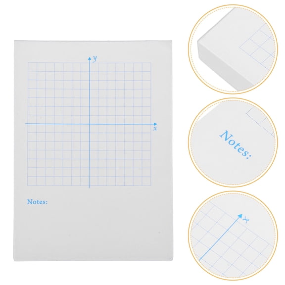 BRIGHTFUFU Graph Paper for Math Use Featuring Clear Grid Lines and Smooth Texture for Accurate Plotting