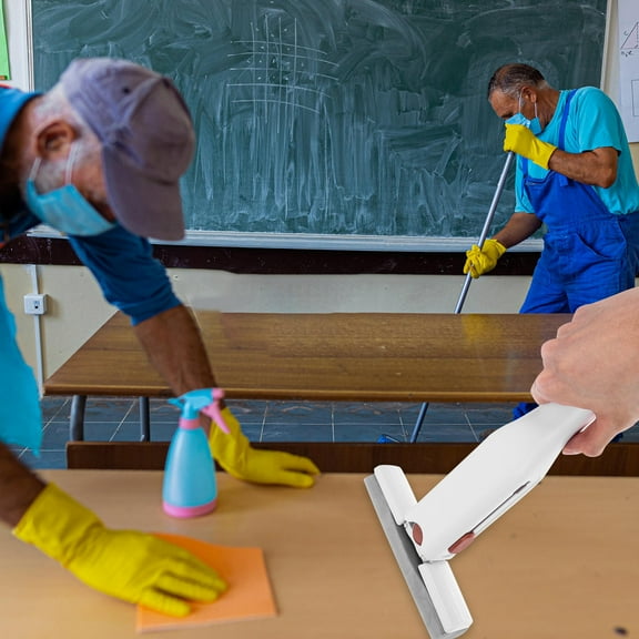 BRIGHTFUFU Portable Mini Mop 1Set Self Squeeze Sponge Mops for Lightweight Home Cleaning