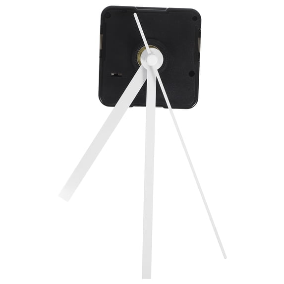 BRIGHTFUFU Silent Clock Movement Kits for DIY Clock Replacement (White Straight Clock Hand)