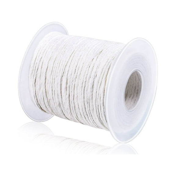BRIGHTFUFU ULTNICE 61m Candle Wick Spool for Candle Making and Crafts, 1 Roll Wick for Candles