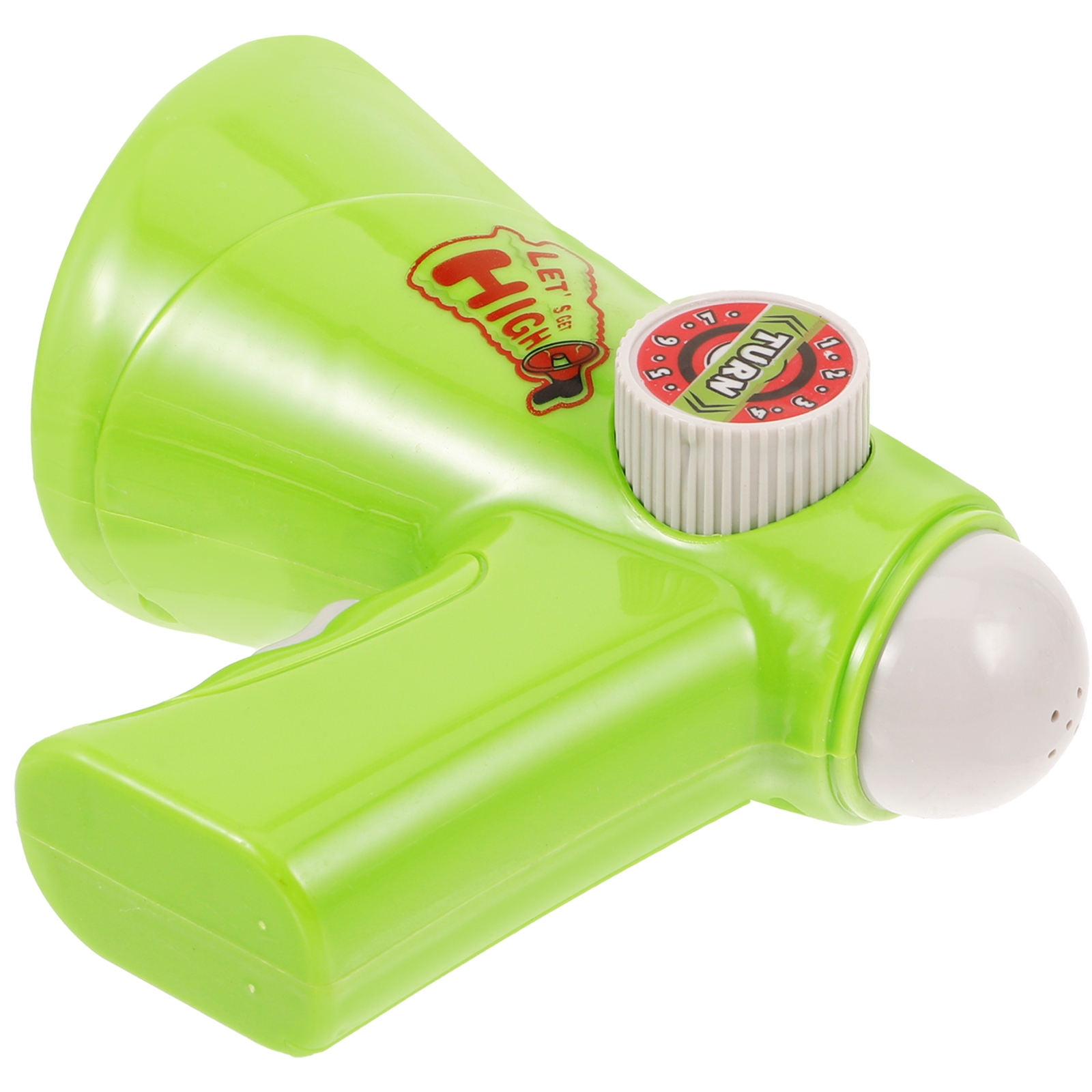 BRIGHTFUFU Voice Change Megaphone for Kids Outdoor Use Green Plastic Loudspeaker Toy Voice Disguiser 0.75L