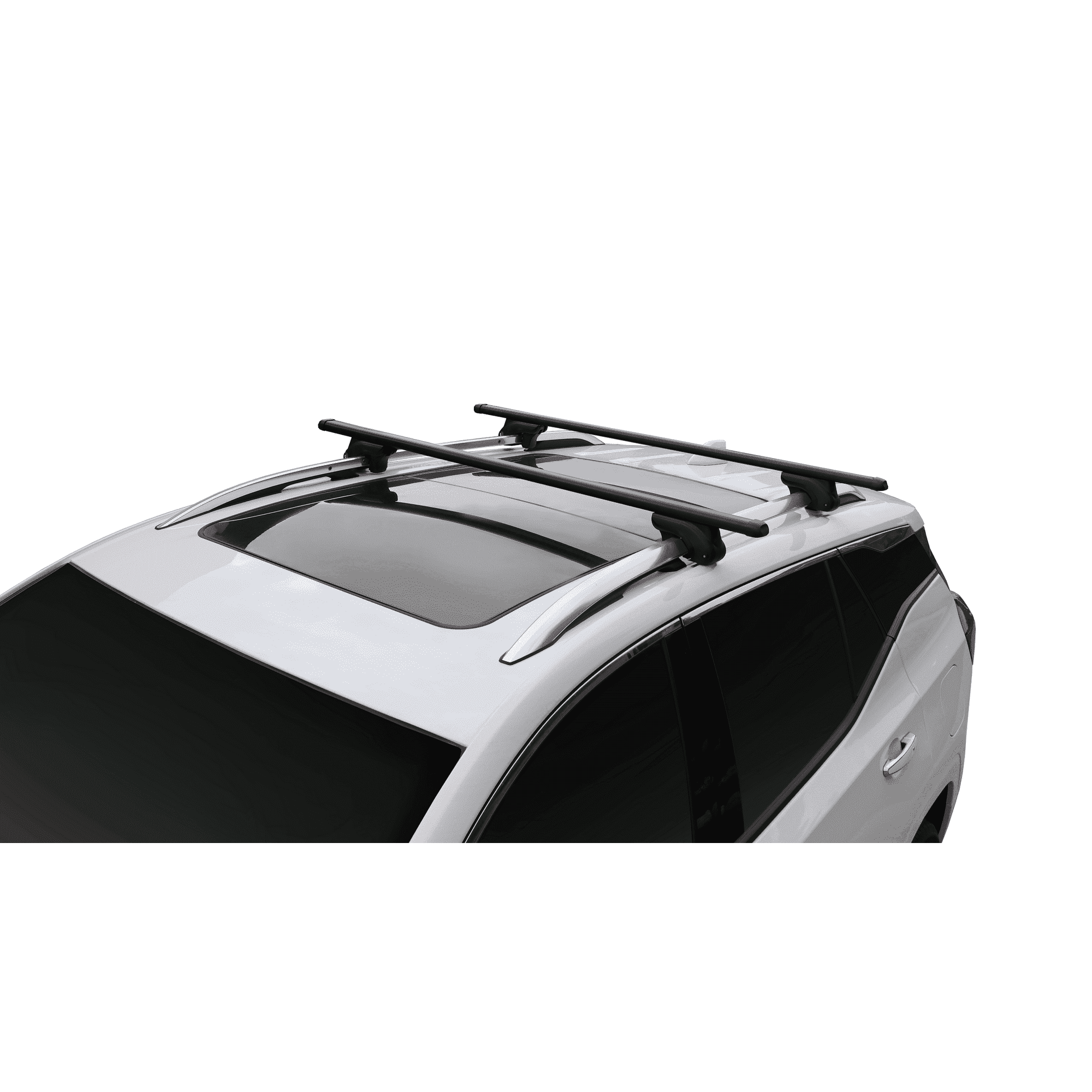 BRIGHTLINES 54" Crossbars Roof Racks Compatible With Subaru Forester 2009-2025 for Kayak Luggage Ski Bike Carrier, a Set of 2 (Black)