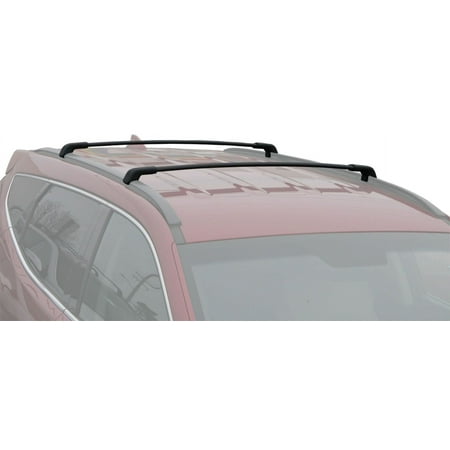 BRIGHTLINES Black Aluminum Roof Rack Crossbars Replacement for 2013-2018 Hyundai Santa Fe, Set of 2