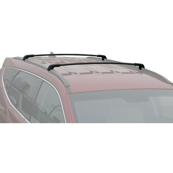 BRIGHTLINES Black Aluminum Roof Rack Crossbars Replacement for 2013-2018 Hyundai Santa Fe, Set of 2