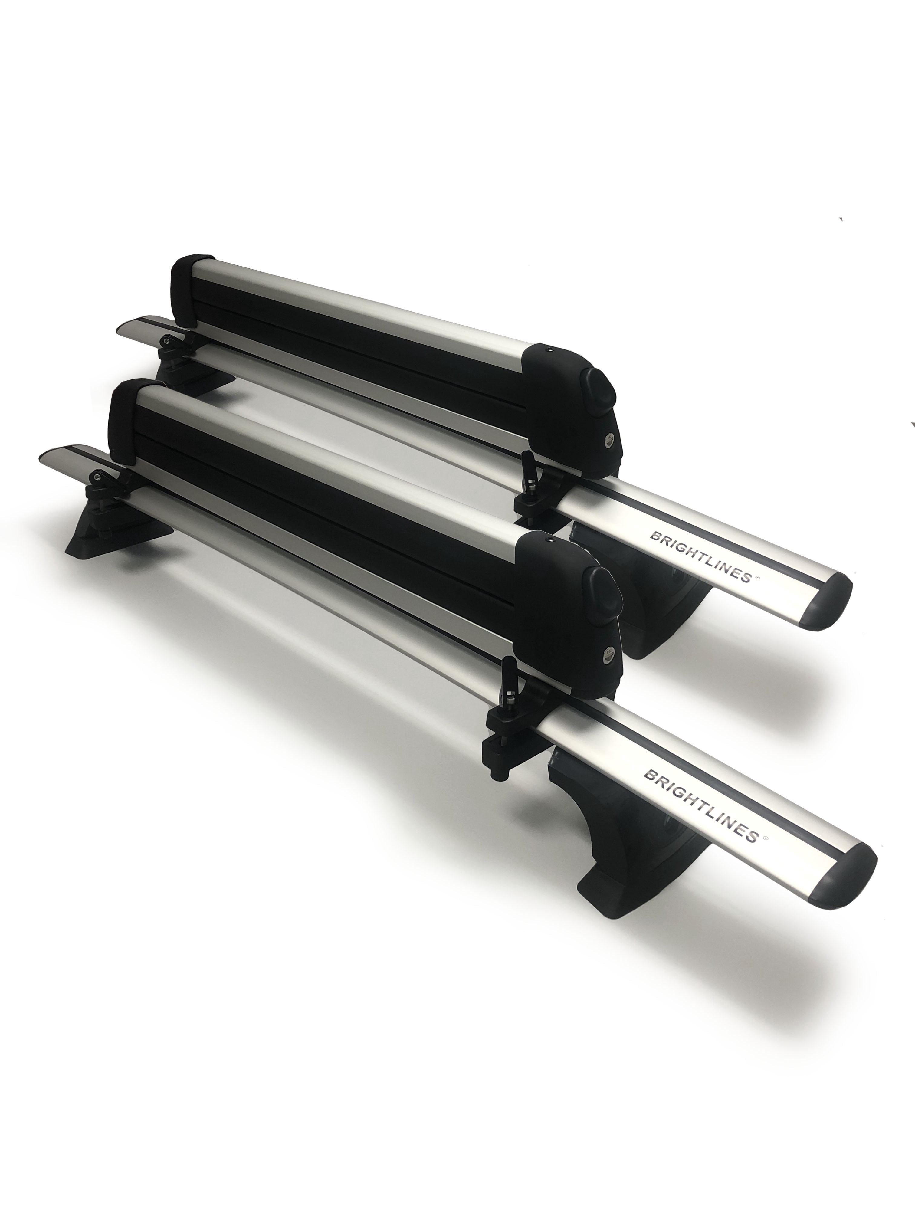 Ridge Rack Rails BRIGHTLINES Crossbars Roof Racks Ski Rack Combo Compatible with 2016 ...