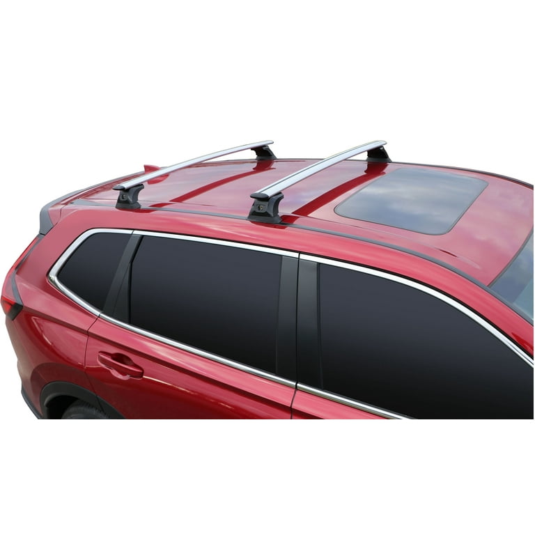BRIGHTLINES Anti-Theft Aluminum Crossbar, Cargo Car Roof Rack for