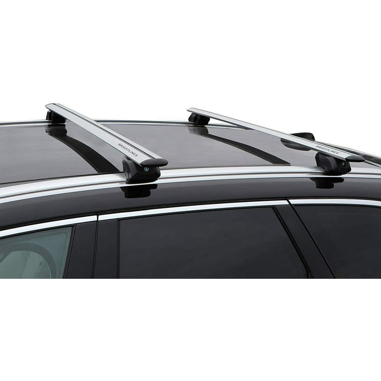 BRIGHTLINES Heavy Duty Anti Theft Premium Aluminum Roof Bars Roof