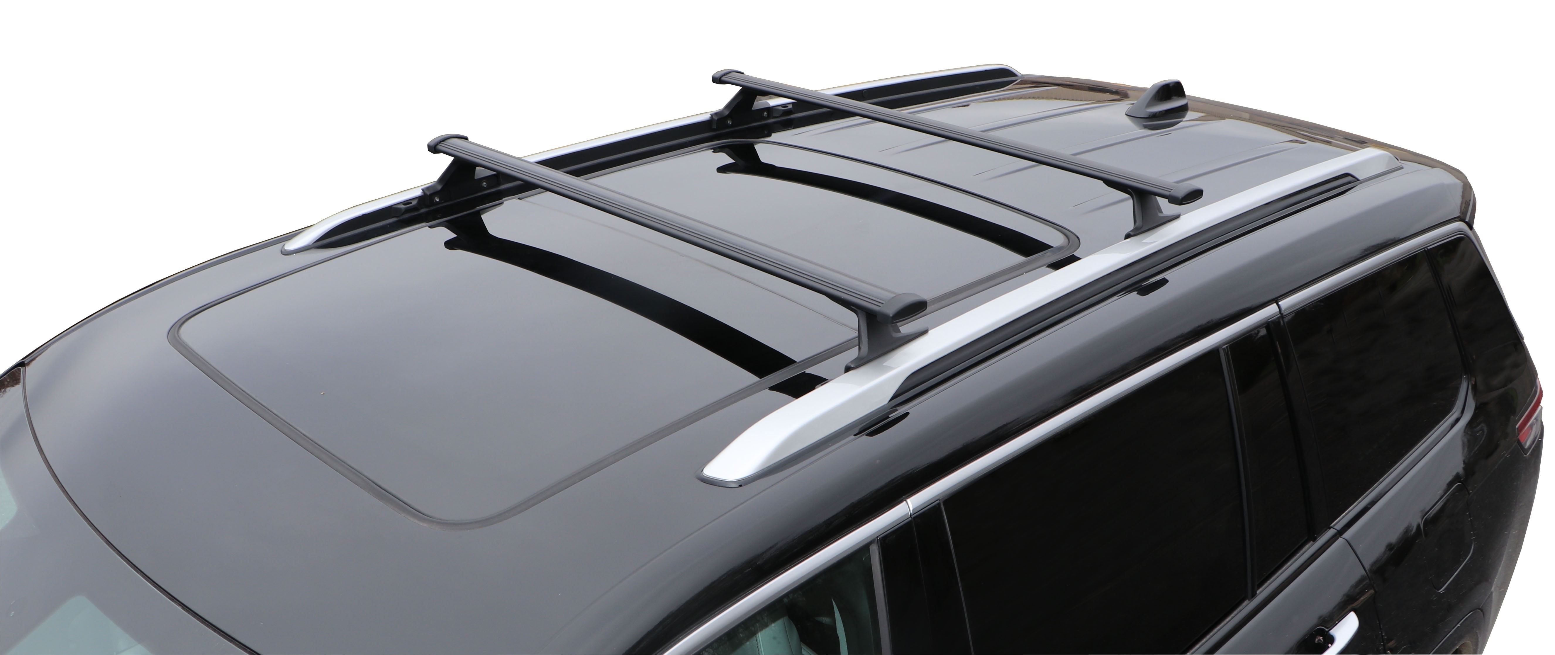 BRIGHTLINES All Metal Crossbars Roof Racks Compatible with 2021-2026 Jeep Grand Cherokee L 3-Row & 2022-2026 Jeep Grand Cherokee 2-Row for Kayak Luggage Ski Bike Carrier