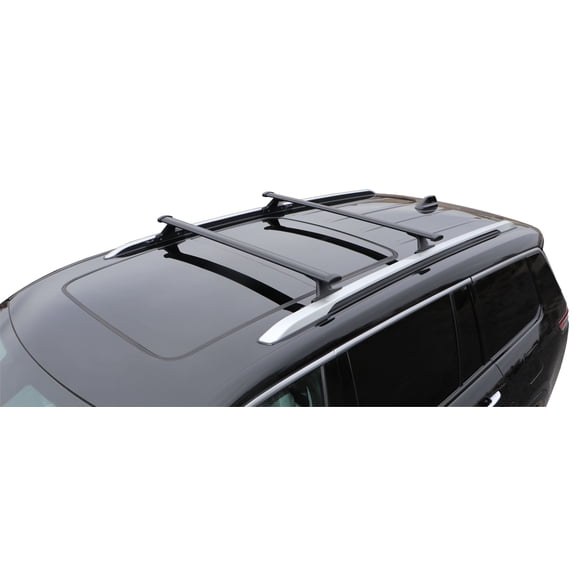 BRIGHTLINES All Metal Crossbars Roof Racks Compatible with 2021-2026 Jeep Grand Cherokee L 3-Row & 2022-2026 Jeep Grand Cherokee 2-Row for Kayak Luggage Ski Bike Carrier