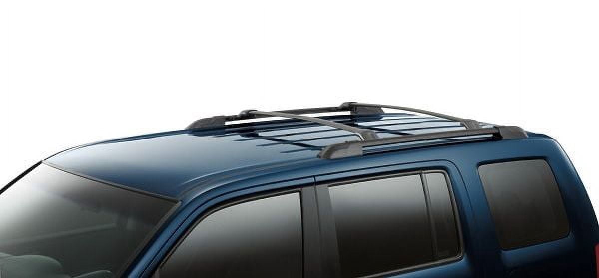 BRIGHTLINES Roof Rack Crossbars Replacement for Honda Pilot 2009-2015 for Kayak Luggage Ski Bike Carrier, a Set of 2pcs, Black Aluminum Top Cargo Rack