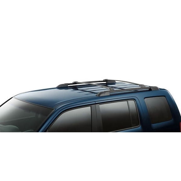 BRIGHTLINES Roof Rack Crossbars Replacement for Honda Pilot 2009-2015 for Kayak Luggage Ski Bike Carrier, a Set of 2pcs, Black Aluminum Top Cargo Rack
