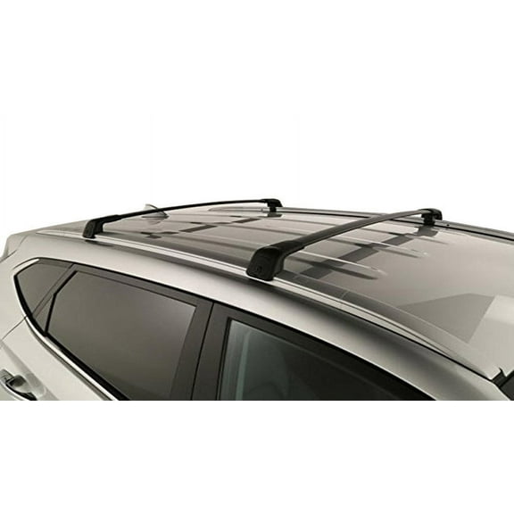 BRIGHTLINES Roof Rack Crossbars Replacement for Hyundai Tucson 2016 - 2021, Non-Panoramic, Black Aluminum Top Cargo, Set of 2