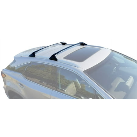 BRIGHTLINES Roof Rack Crossbars Replacement for Lexus RX350 RX450H 2016-2022 Non-Panoramic