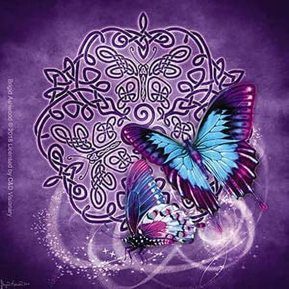 BRIGID ASHWOOD, Celtic Butterfly STICKER - Licensed Original Artwork DECAL, 4" x 4"