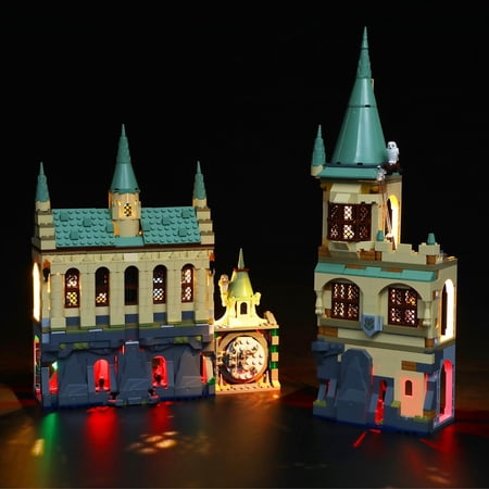 BRIKSMAX LED Lighting Kit for Hogwarts Chamber of Secrets, Light Set Compatible with Legos 76389 Building Blocks Model (Not Include the Building Set)