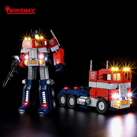 BRIKSMAX Led Light Kit for Legos 10302 Optimus Prime Building Blocks Model(Not Include the Building Model)