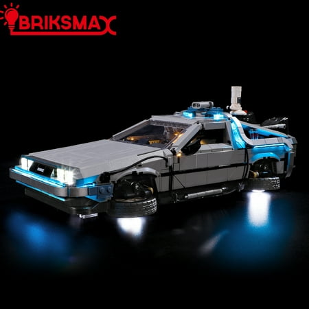 BRIKSMAX Led Light Kit for Legos Creator Expert 10300 Back to The Future Time Machine Building Blocks Model(Not Include the Building Model)