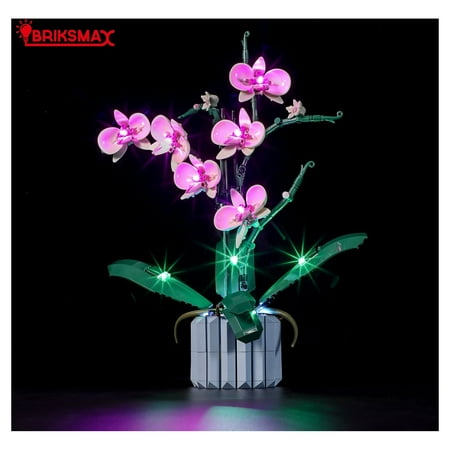 BRIKSMAX Led Light Kit for Legos Creator Expert Orchid 10311 Plant Decor Building Set for Adults(Not Include the Building Model)