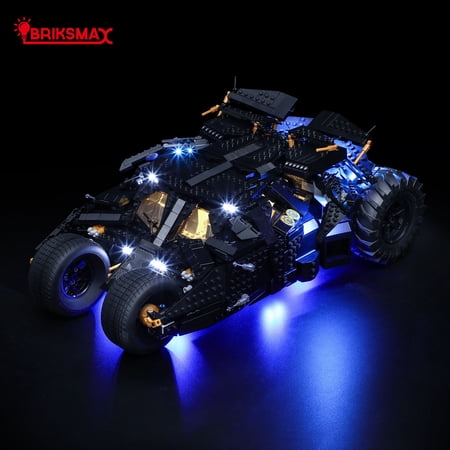 BRIKSMAX Led Lighting Kit Compatible with Legos DC Batmobile Tumbler 76240 Building Blocks Model (Not Include the Building Set)