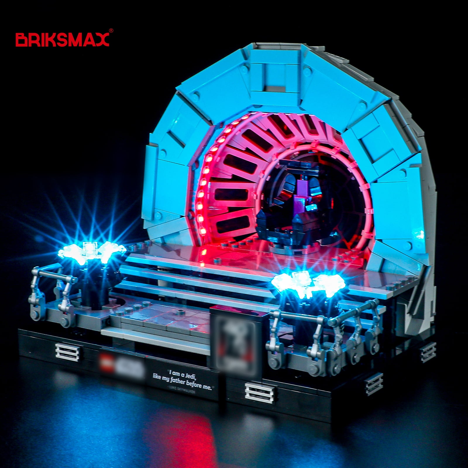 BRIKSMAX Led Lighting Kit for LEGO Star Wars Emperors Throne Room Diorama 75352 Building Kit(Not Include the Building Set)