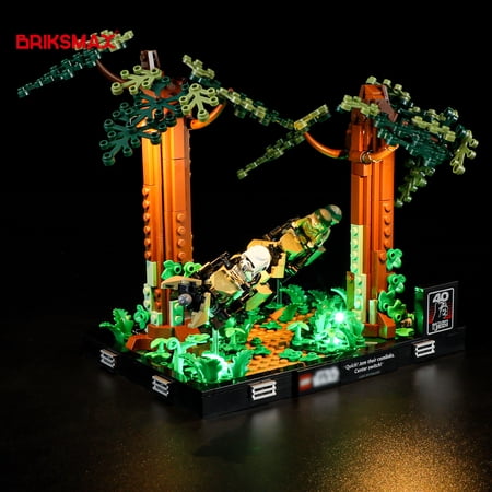 BRIKSMAX Led Lighting Kit for LEGO Star Wars Endor Speeder Chase Diorama 75353 Building Kit(Not Include the Building Set)