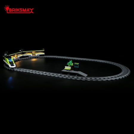 BRIKSMAX Led Lighting Kit for Legos City Express Passenger Train 60337 Building Model Set (Not Include the Building Set)