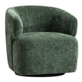 thumbnail image 1 of JURANYAZHU Lambswool Swivel Accent Chair, 360-Degree Barrel Armchair, Modern Reading Chair for Living Room, Fully Assembled, Green, 1 of 8