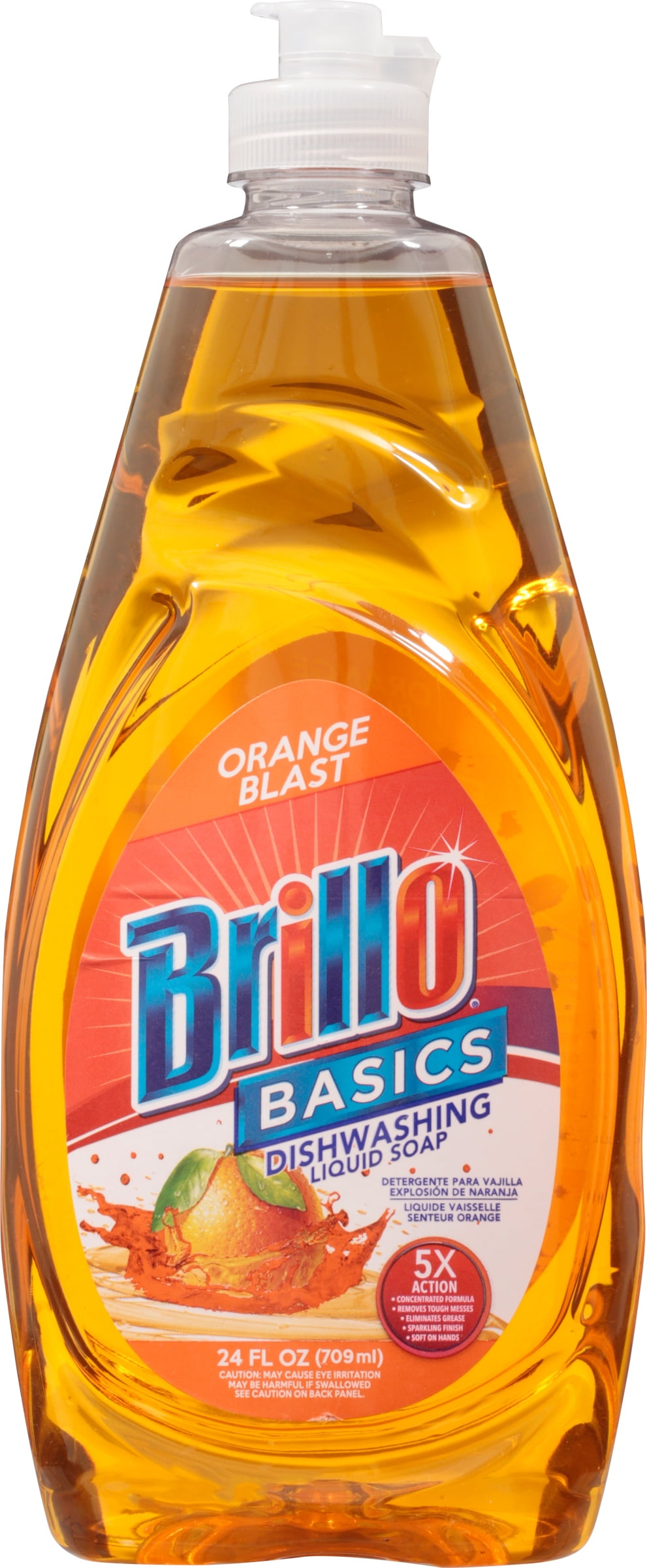 BRILLO DISH DET. ORANGE 12CT/24OZ
