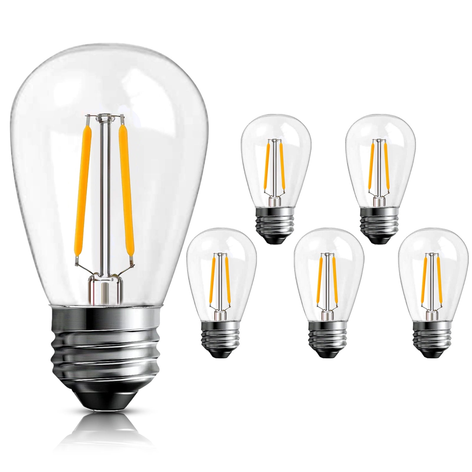 BRIMAX C35 LED Bulbs Dimmable E12 LED Chandelier Light Bulbs,2700K Soft Warm White, Small Base