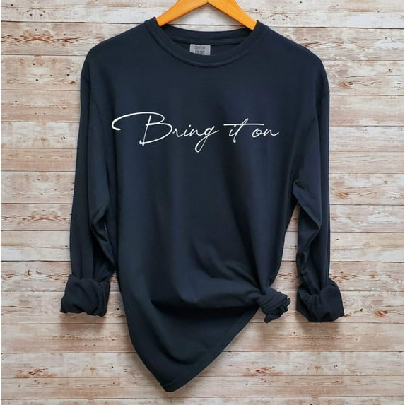 BRING IT ON Graphic Garment dyed T-Shirt