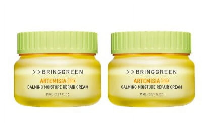 BRINGGREEN Artemisia Cera Calming Moisture Repair Cream, 2.53 fl oz, 2-pack