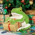 "BRINJOY 28"" Giant Plush Green Tree Frog Stuffed Animal, Lifelike