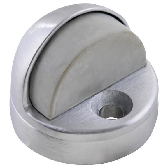 BRINKS Commercial - Dome Floor Door Stop, Satin Chrome Finish - Non-Obtrusive Option to Protect Doors and Walls