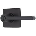 thumbnail image 1 of BRINKS  Contemporary Privacy Locking Interior Door Lever, Matte Black - Designed for Sleek and Modern Homes and Blends Seamlessly with Interior Dcor E2437-122, 1 of 7
