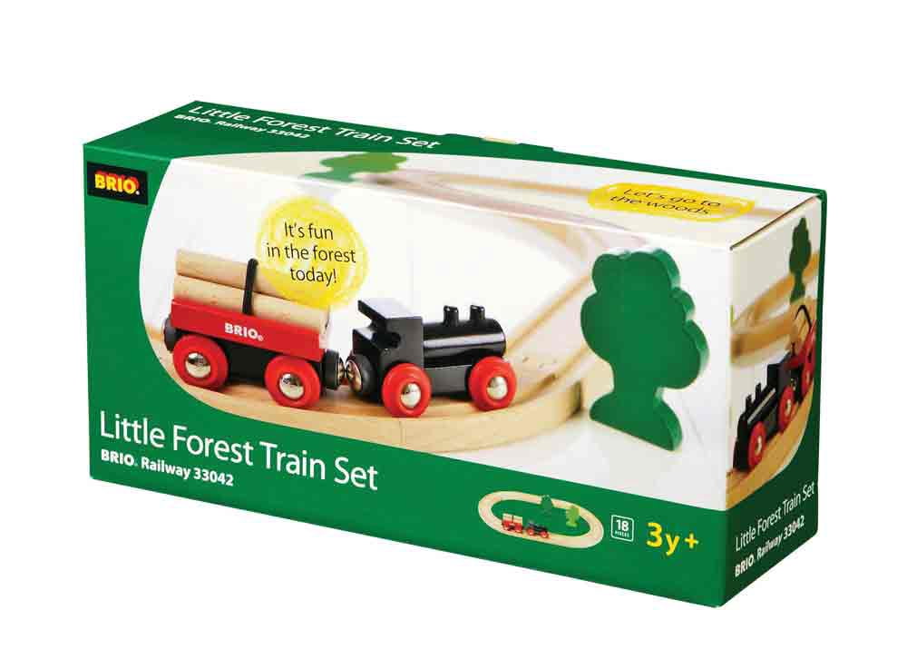 Little Tree Train Set Brio Little Forest Train Set, Classic Wooden Railway Starter Set ...